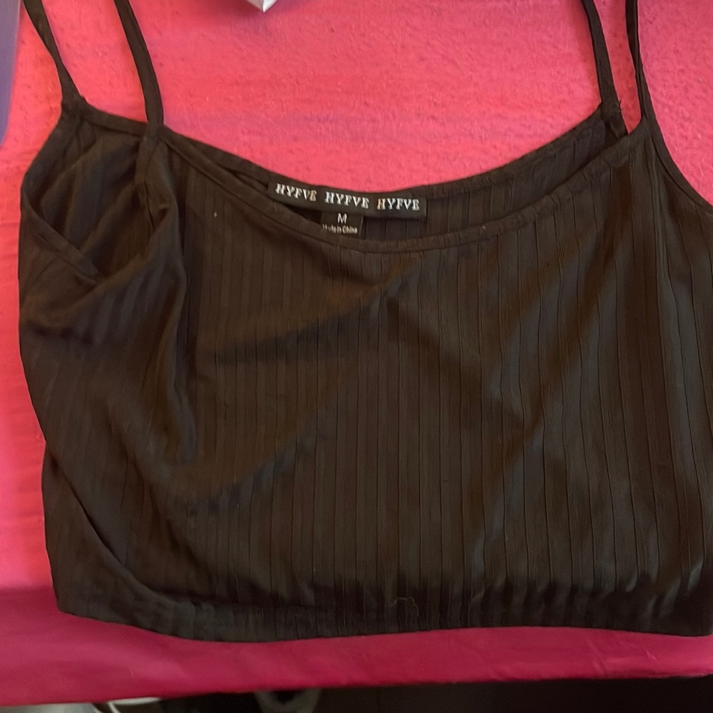 black crop top
